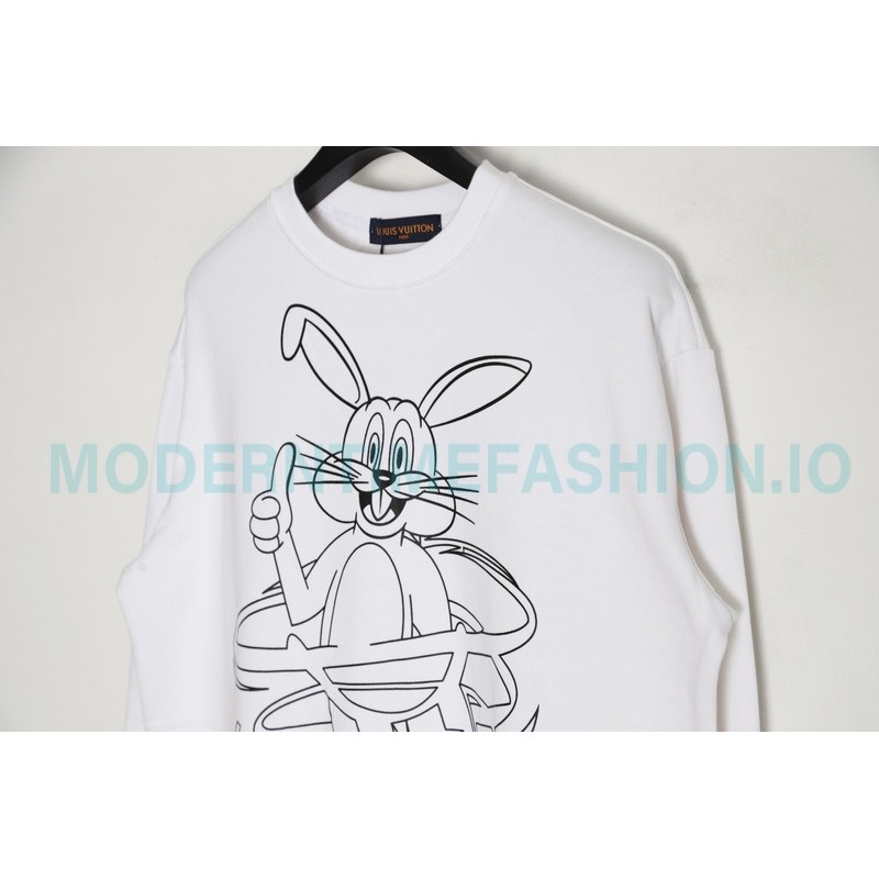 Louis Vuitton - Year Of The Rabbit Limited Print Crewneck Hoodie