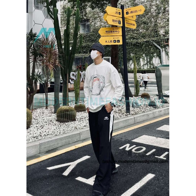 Louis Vuitton - Whirlpool Foam Printed Crewneck Hoodie