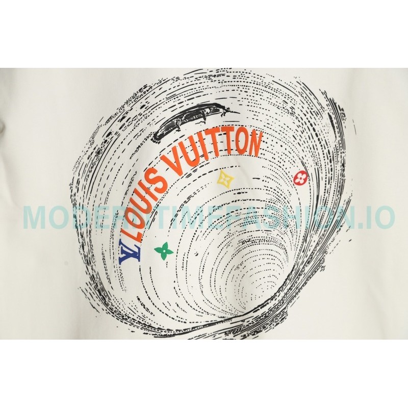 Louis Vuitton - Whirlpool Foam Printed Crewneck Hoodie