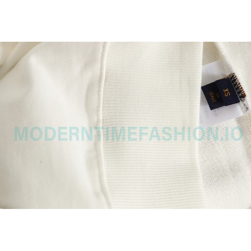 Louis Vuitton - Graffiti Foam Print Crewneck Hoodie
