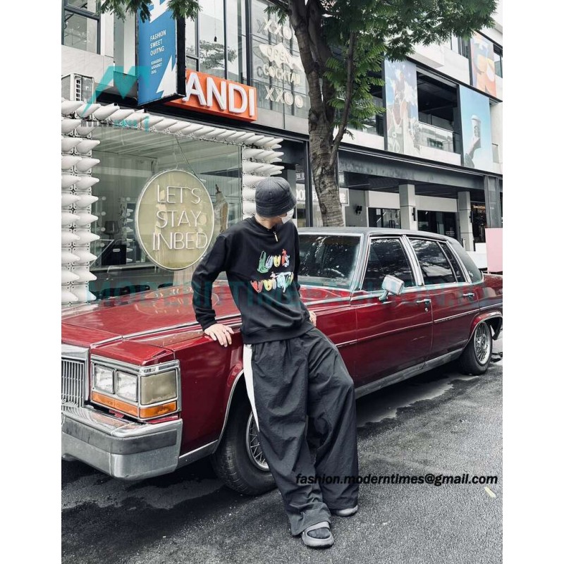 Louis Vuitton - Graffiti Foam Print Crewneck Hoodie