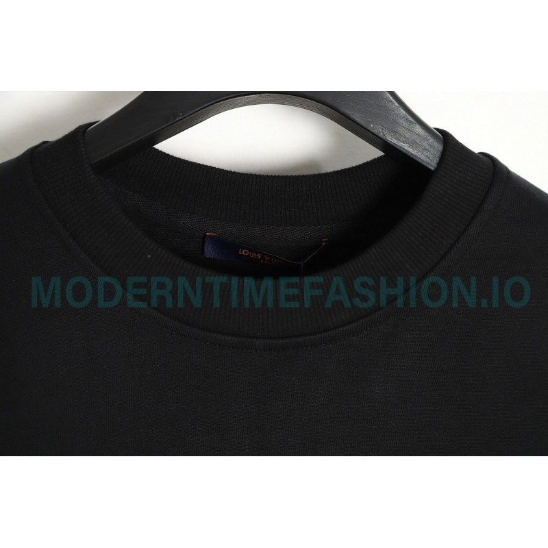 Louis Vuitton - Graffiti Foam Print Crewneck Hoodie