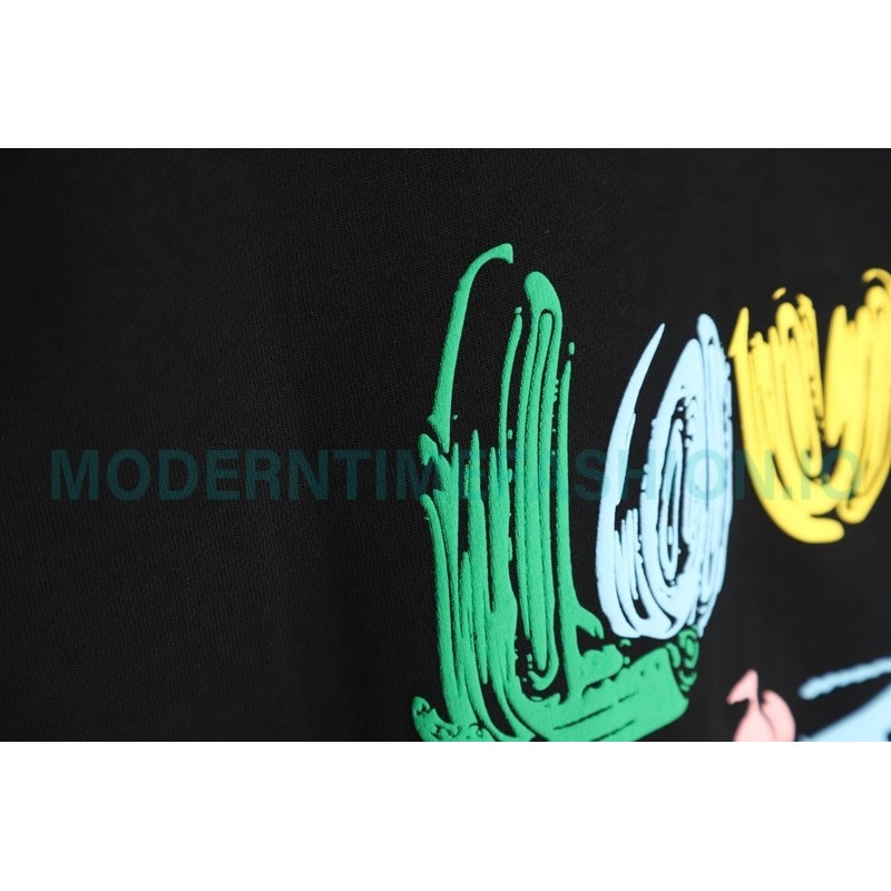Louis Vuitton - Graffiti Foam Print Crewneck Hoodie