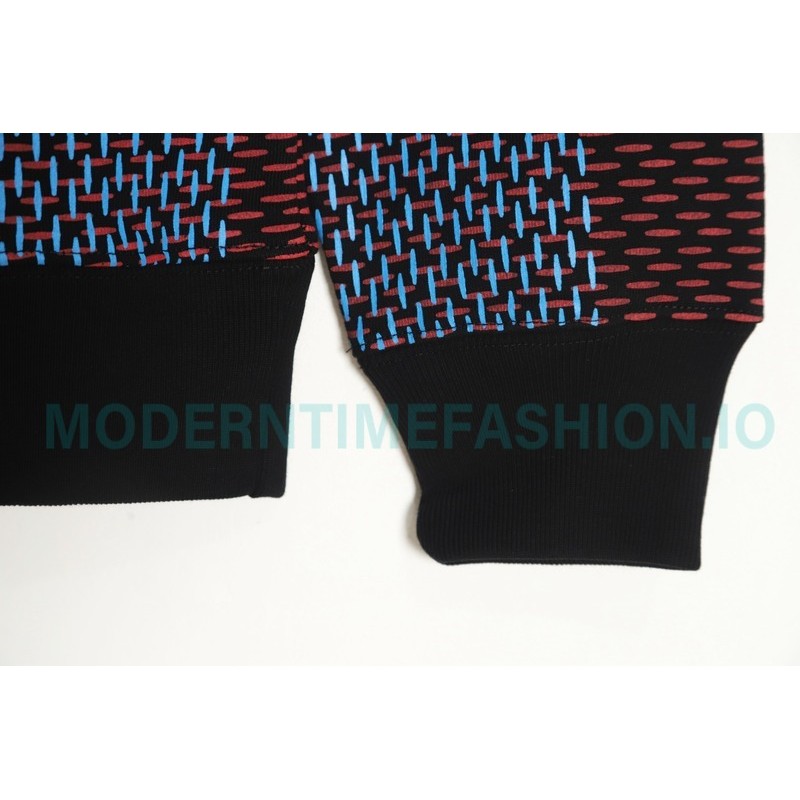 Louis Vuitton - 23FW Checkered Crewneck Hoodie