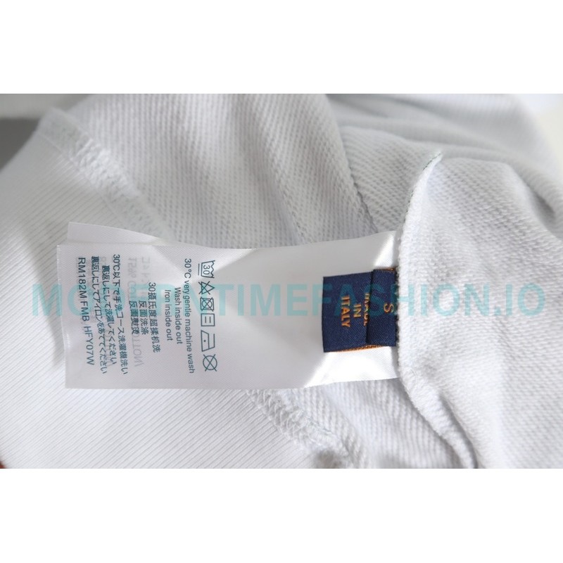 Louis Vuitton - 23FW Checkered Crewneck Hoodie