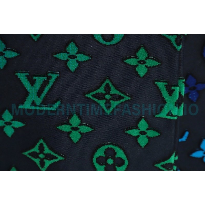 Louis Vuitton - 22FW Full Print Gradient Flock Presbyte Crewneck Hoodie