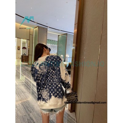 Louis Vuitton - 22FW Cashew Flower Series Crewneck Hoodie