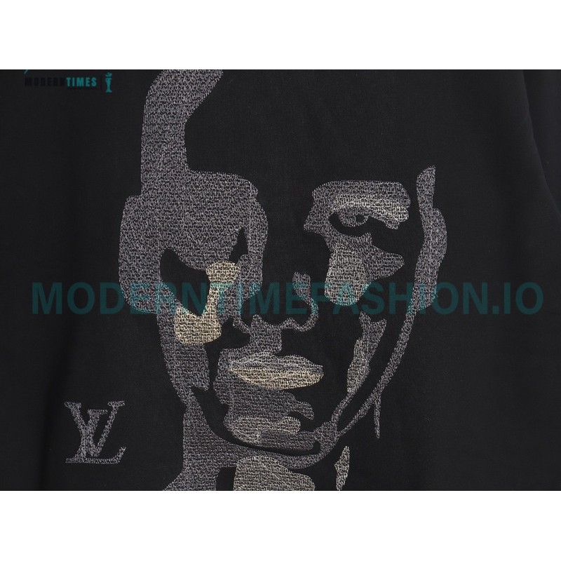 Louis Vuitton - 23FW Face Embroidered Crewneck Hoodie