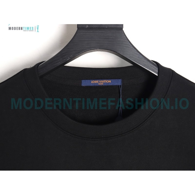 Louis Vuitton - 23FW Face Embroidered Crewneck Hoodie
