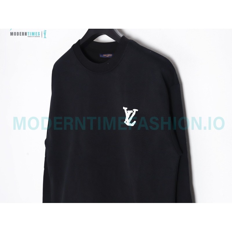 Louis Vuitton - Hand Printed Crew-neck Hoodie