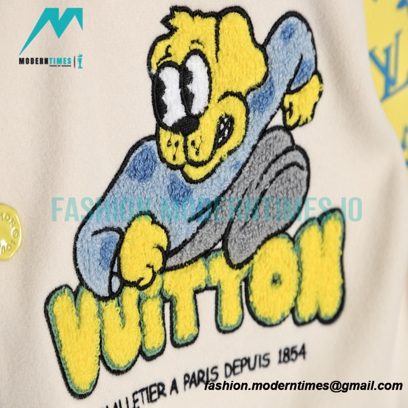 Louis Vuitton - 21Fw Letter Baseball Uniform Jacket