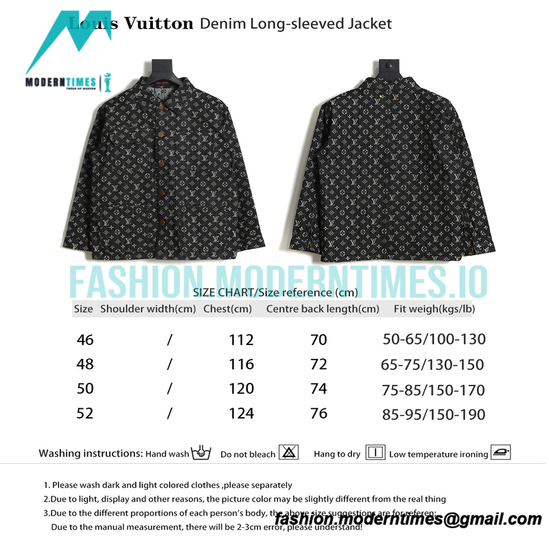 Louis Vuitton - Denim Long-sleeved Jacket
