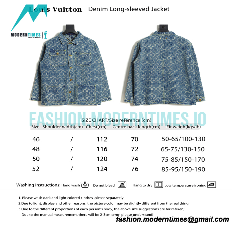 Louis Vuitton - Denim Long-sleeved Jacket