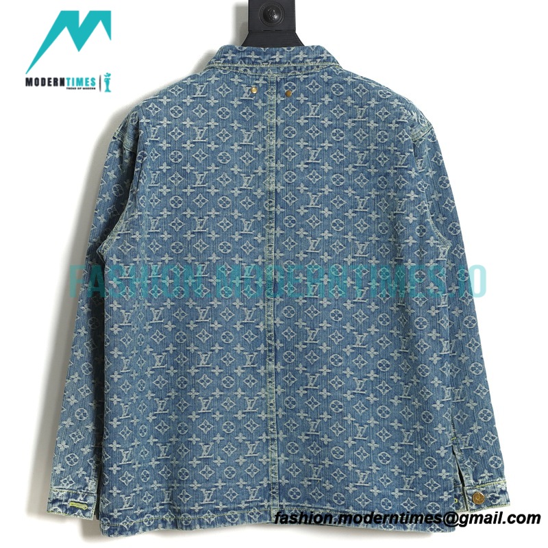 Louis Vuitton - Denim Long-sleeved Jacket