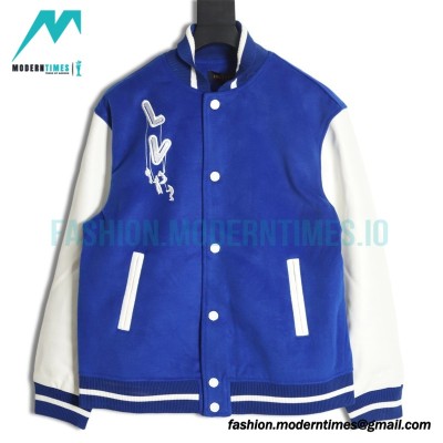 Louis Vuitton - 23SS Autumn/Winter Paratrooper Klein Blue Baseball Jacket With Heavy Coat