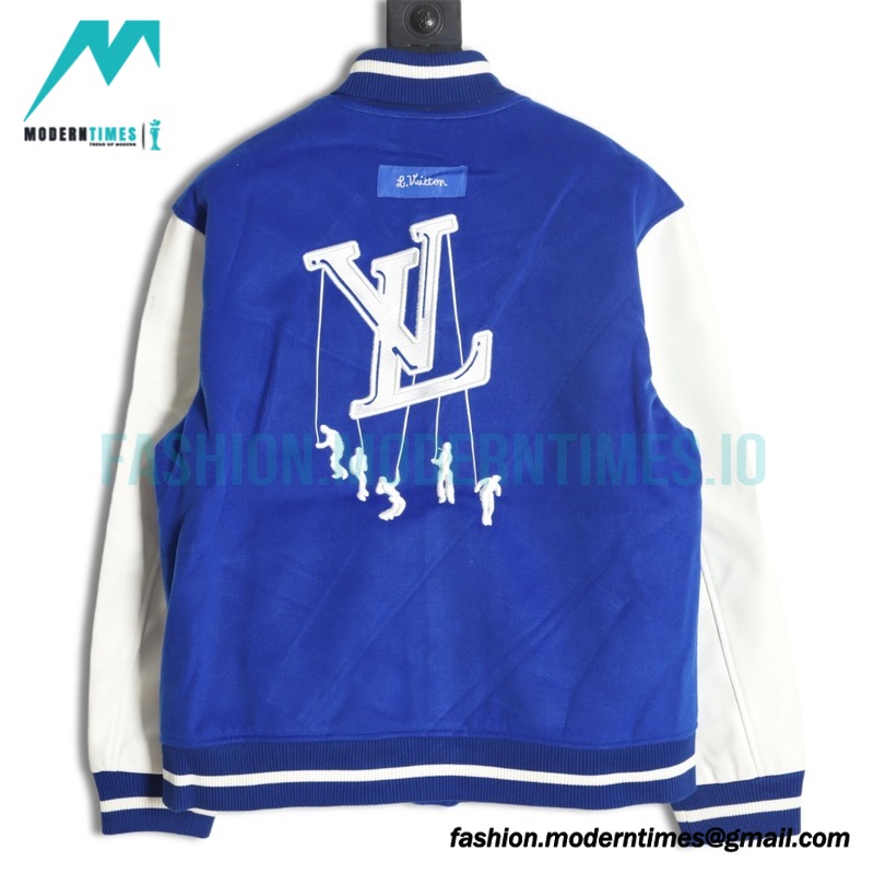 Louis Vuitton - 23SS Autumn/Winter Paratrooper Klein Blue Baseball Jacket With Heavy Coat