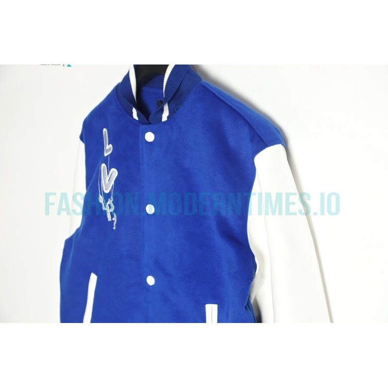 Louis Vuitton - 23SS Autumn/Winter Paratrooper Klein Blue Baseball Jacket With Heavy Coat