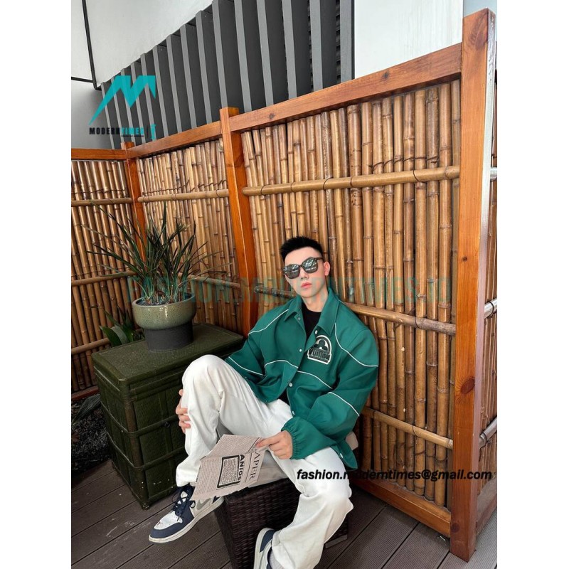Louis Vuitton - Matching Green Retro Baseball Jacket