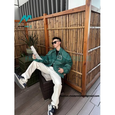Louis Vuitton - Matching Green Retro Baseball Jacket