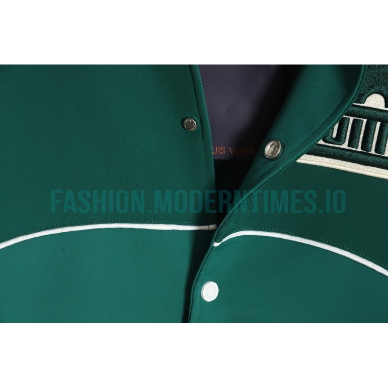 Louis Vuitton - Matching Green Retro Baseball Jacket