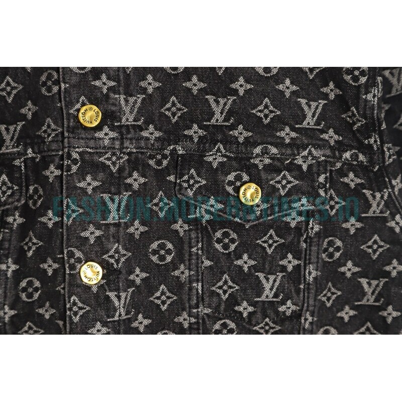 Louis Vuitton - 23SS Little Red Man Jacquard Three-dimensional Embroidered Denim Jacket
