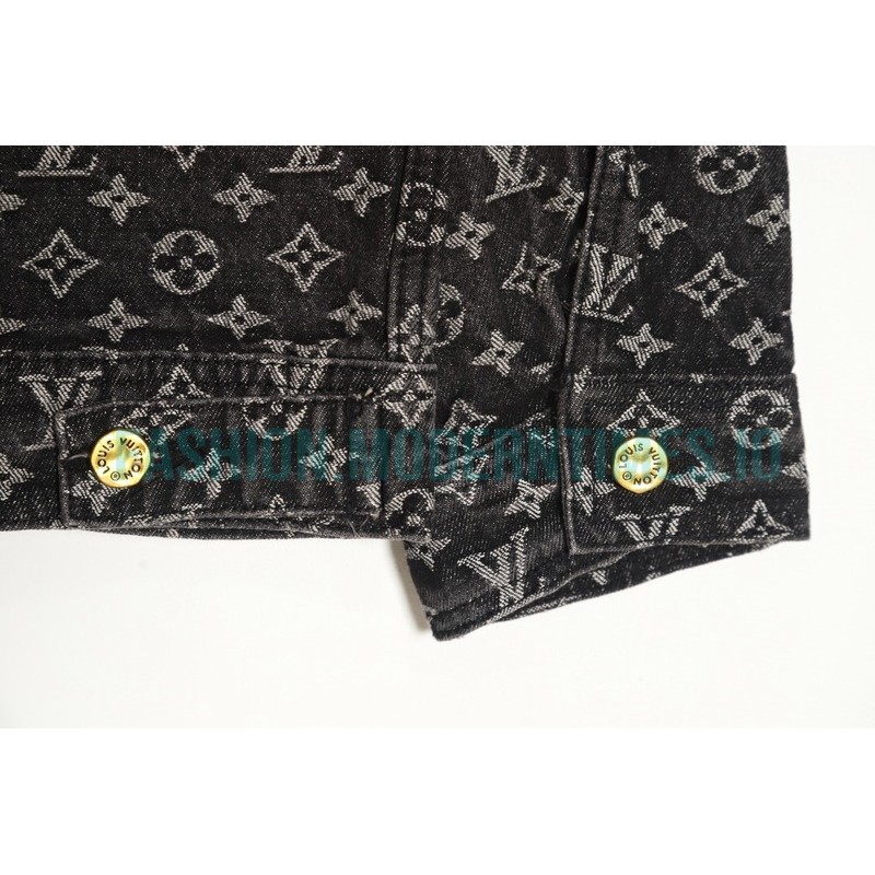 Louis Vuitton - 23SS Little Red Man Jacquard Three-dimensional Embroidered Denim Jacket