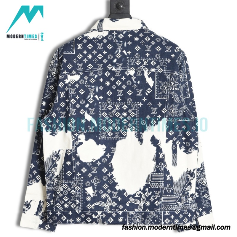 Louis Vuitton - Cashew Flower Denim Coat