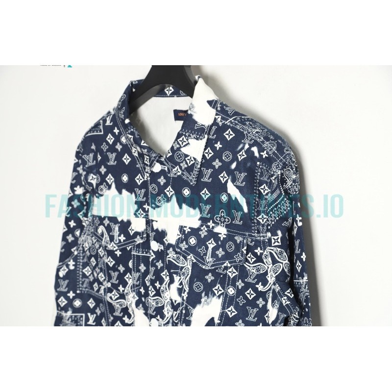 Louis Vuitton - Cashew Flower Denim Coat