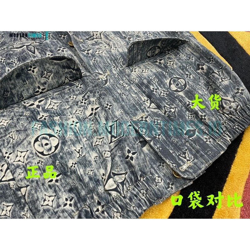 Louis Vuitton - 22FW Print Denim Jacket