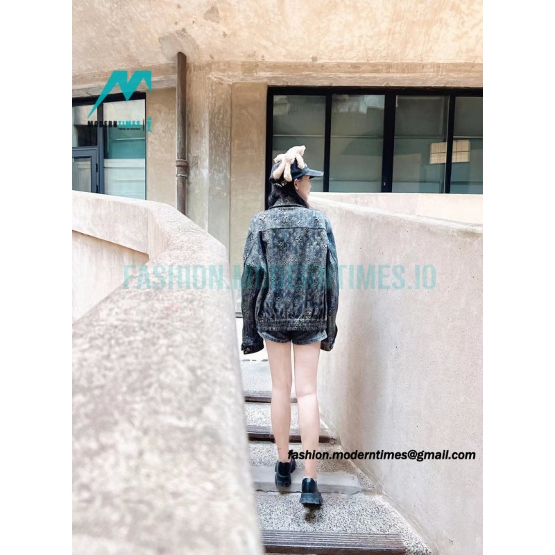 Louis Vuitton - 22FW Print Denim Jacket