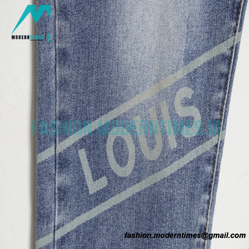 Louis Vuitton - Line Letter Print Jeans