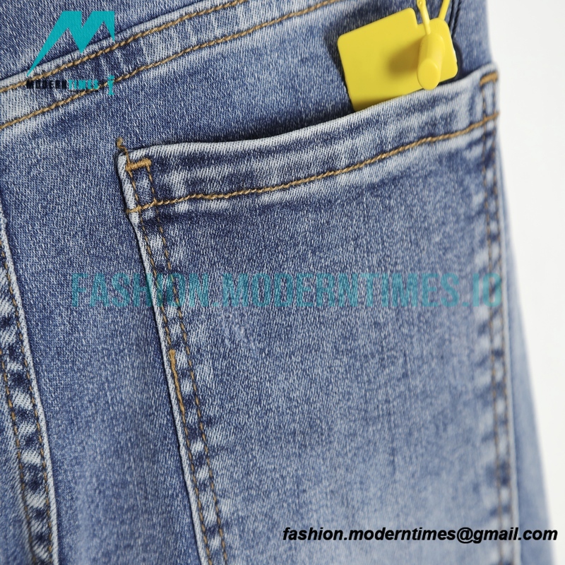 Louis Vuitton - Line Letter Print Jeans