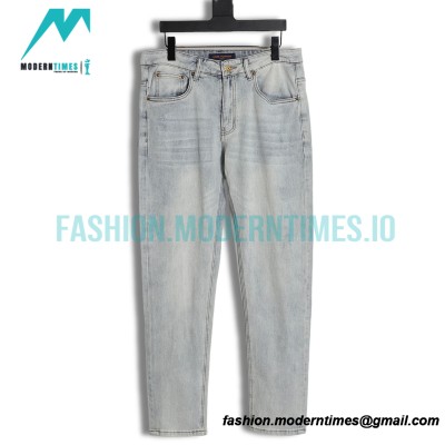 Louis Vuitton - Backside Cartoon Character Embroidered Jeans