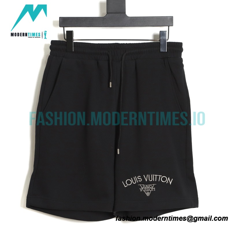 Louis Vuitton- Inverted Triangle Embroidered Shorts Pants