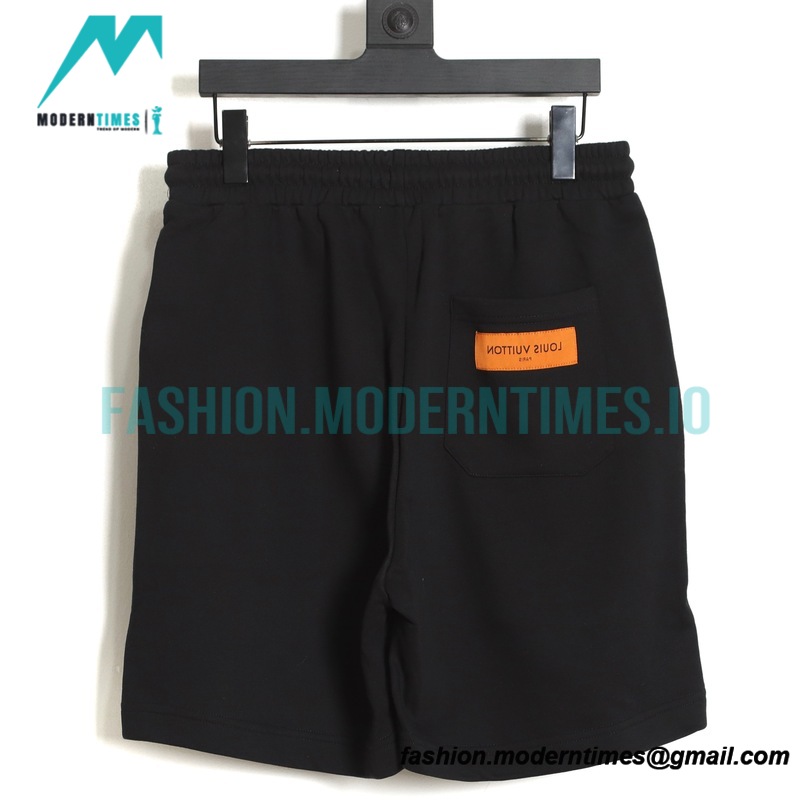 Louis Vuitton- Inverted Triangle Embroidered Shorts Pants