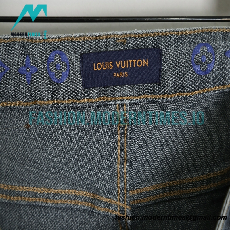 Louis Vuitton - Embroidered Jeans On The Back
