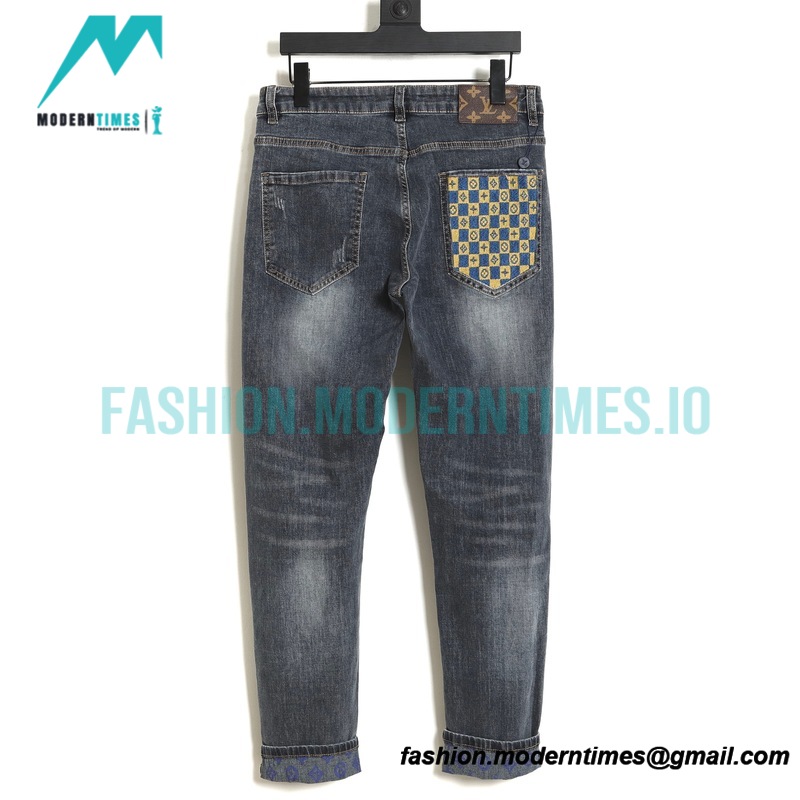 Louis Vuitton - Embroidered Jeans On The Back