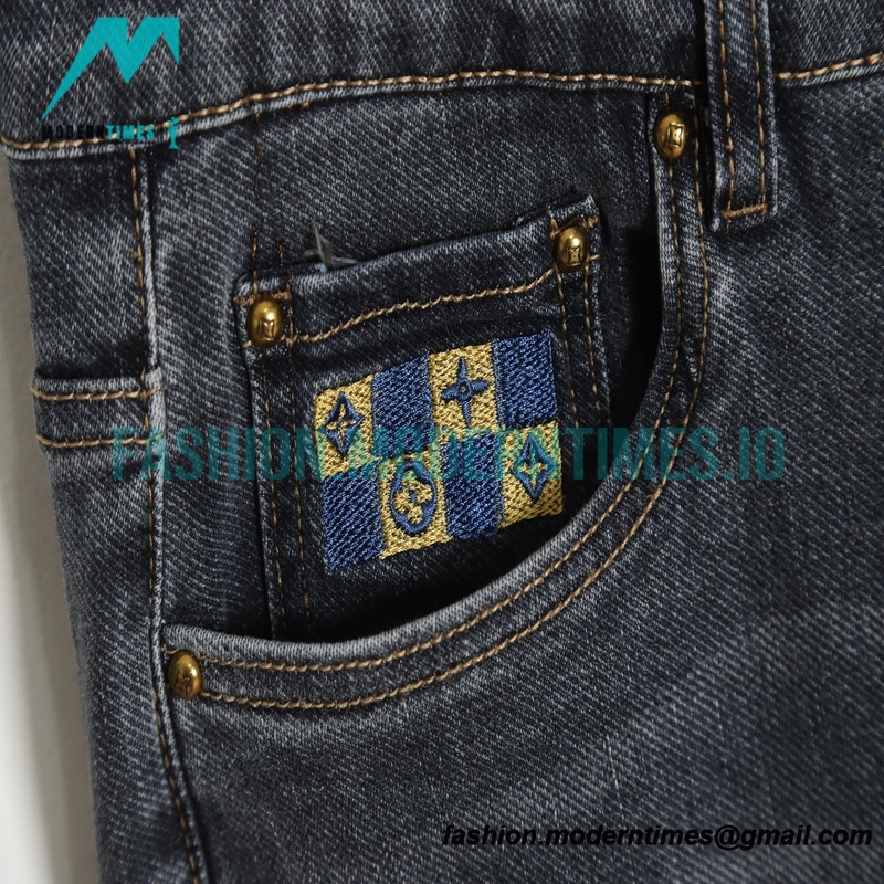 Louis Vuitton - Embroidered Jeans On The Back