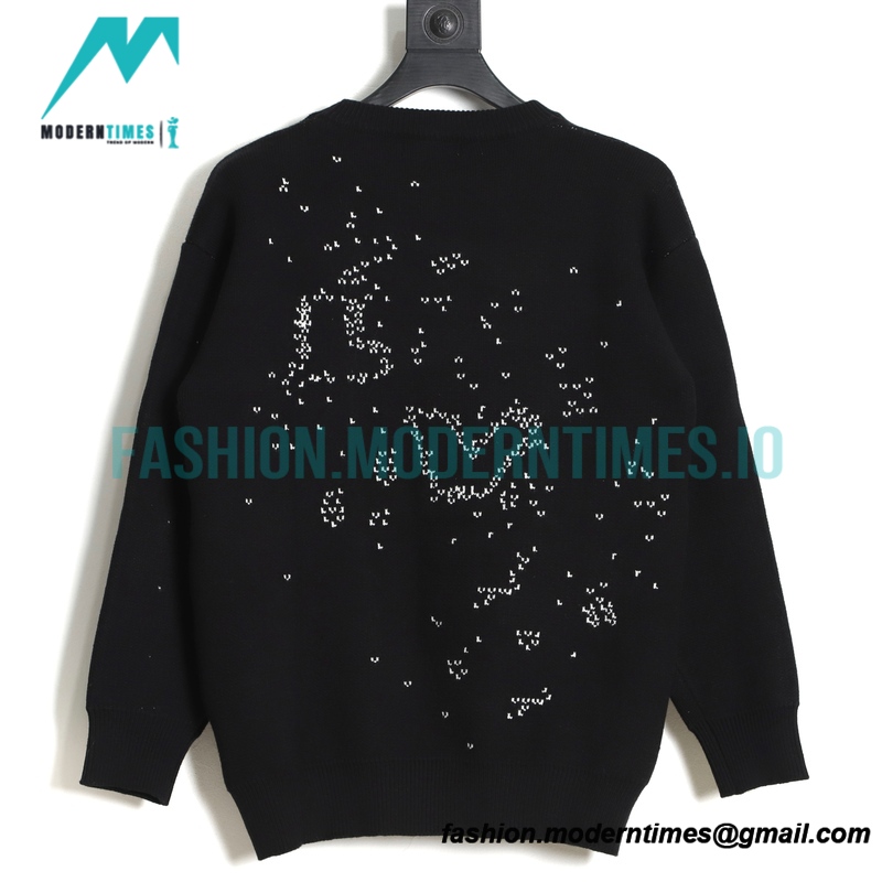 Louis Vuitton - 22FW Airplane Jacquard Crewneck Sweater Printed All Over 