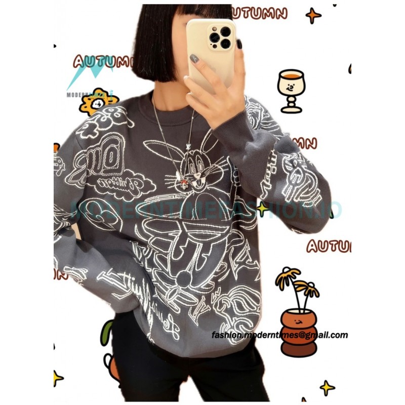 Louis Vuitton - 23FW Bugs Bunny Limited Crewneck Sweater