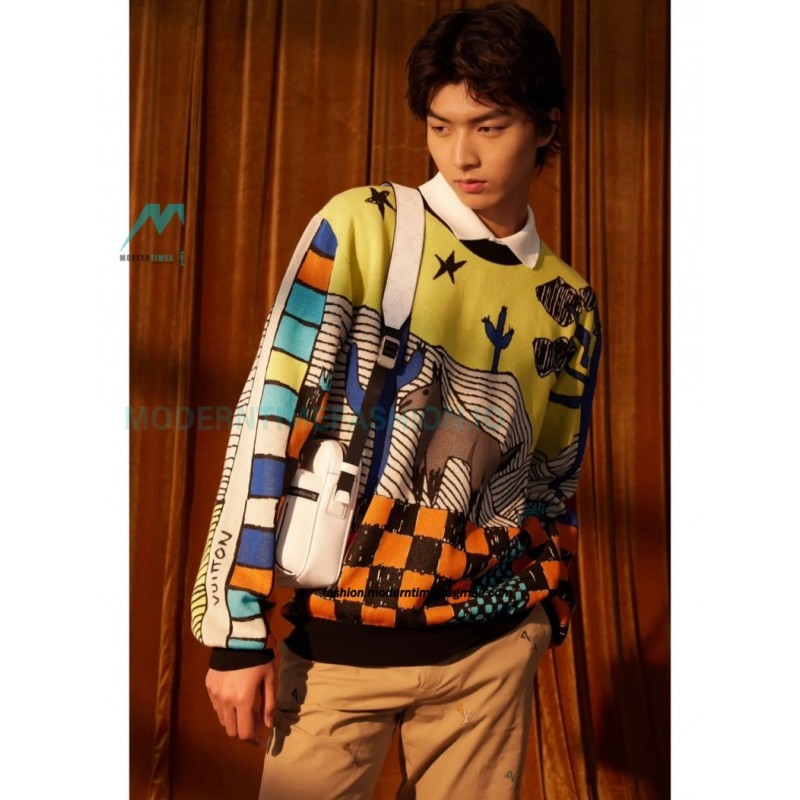 Louis Vuitton - 23FW Children Fun Crewneck Sweater