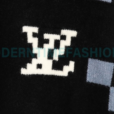 Louis Vuitton - 23FW Check Mosaic crewneck sweater