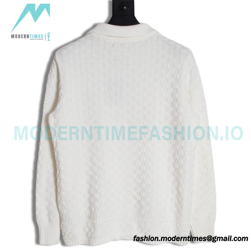 Louis Vuitton -23FW Waffle Collar Sweater