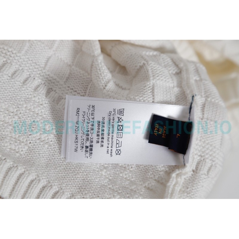 Louis Vuitton -23FW Waffle Collar Sweater