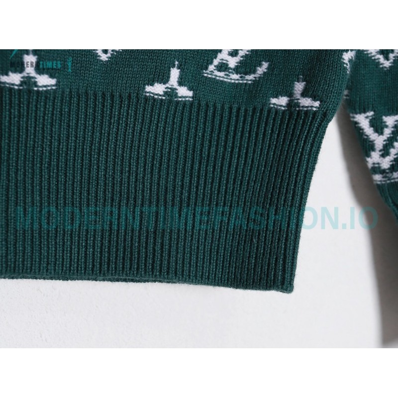 Louis Vuitton - 23FW Gradient Full Print Crewneck Sweater