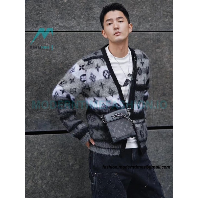 Louis Vuitton - 23FW Full Print Mohair Cardigan