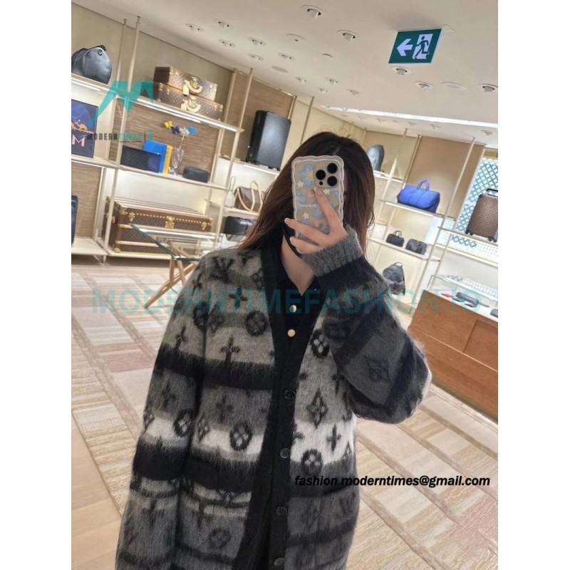 Louis Vuitton - 23FW Full Print Mohair Cardigan