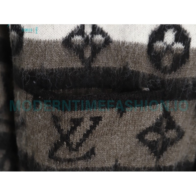 Louis Vuitton - 23FW Full Print Mohair Cardigan