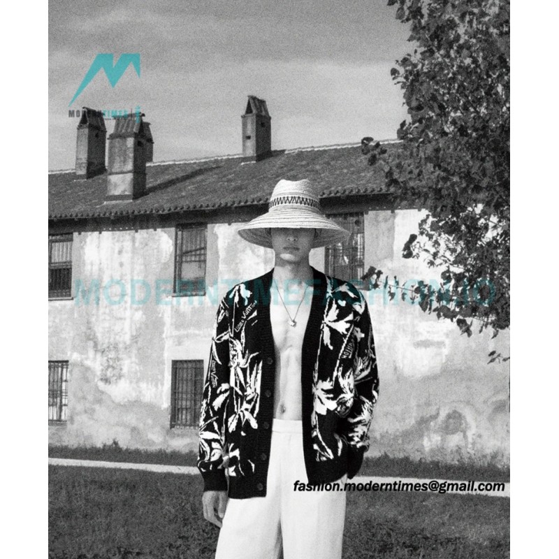 Louis Vuitton - 23FW Leaf Jacquard Cardigan
