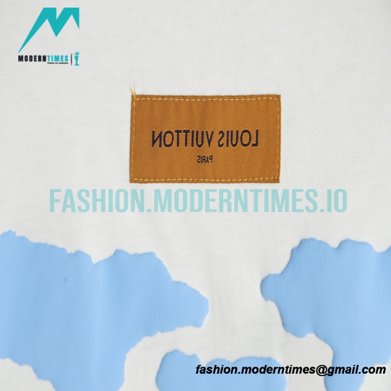 Louis Vuitton - Letter Foaming Logo Short Sleeve T-shirt